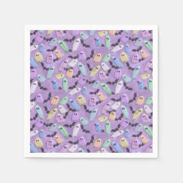 Pastel Ghost Party Serviette