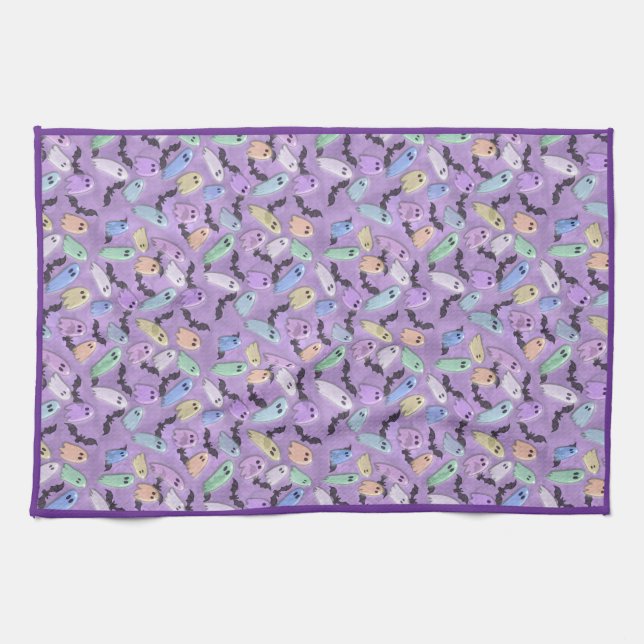 Pastel Ghosts Schürzen Kitchen Essential Geschirrtuch (Horizontal)