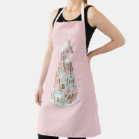 Pastel Gingerbread Sugar Castel Cake
