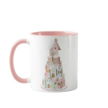 Pastel Gingerbread Sugar Castel Cake