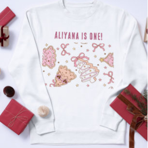 Pastel Gingerbread Winter ONEderland 1. Geburtstag Baby T-shirt