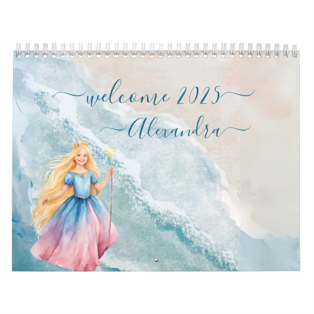 Pastel Girl Beach Adventure Kalender (Titelbild)
