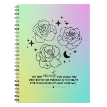 Pastel-Glanz-Notizbuch