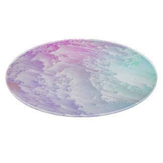 Pastel Glitch Schneidebrett