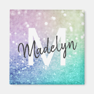 Pastel Glitzer Bokeh HintergrundGlam Elegant Glitt Magnet