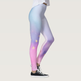 Pastel-Glitzer-Nebel Leggings