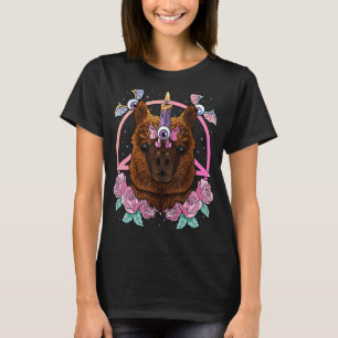 Pastel Goth Alpaca Pagan Creepy Menhera T-Shirt