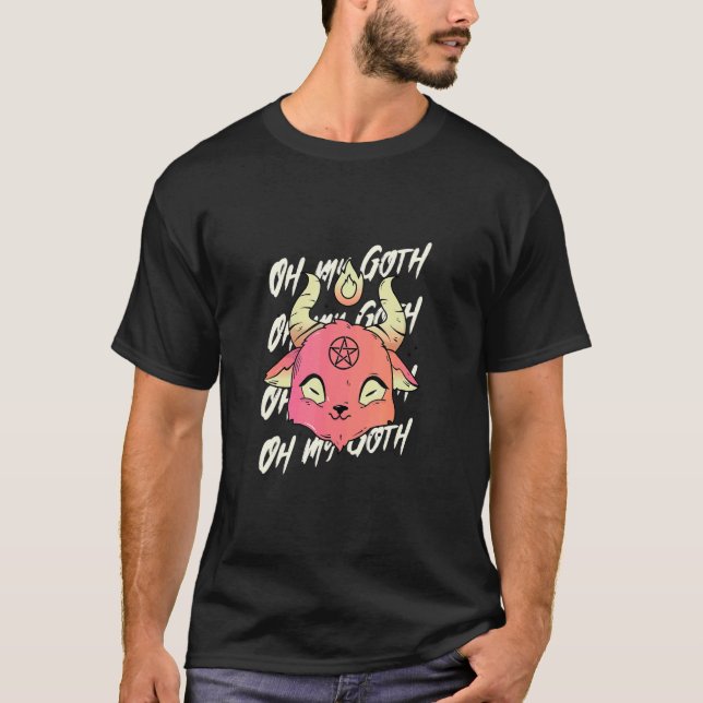 Pastel Goth Ästhetik Oh My Goth T-Shirt (Vorderseite)