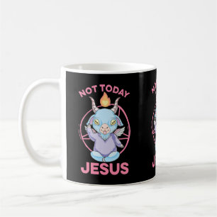 Pastel Goth Baby Baphomet nicht heute Jesus Anime  Kaffeetasse