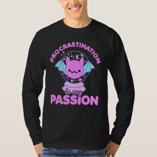 Pastel Goth Bat Crystal Ball Aufschieben Hallo T-Shirt