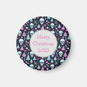 Pastel Goth Christmas Magnet