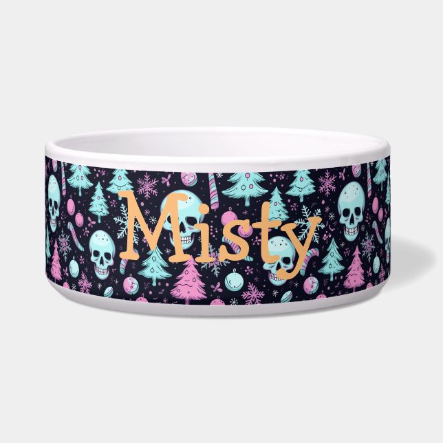 Pastel Goth Christmas Napf (Vorderseite)
