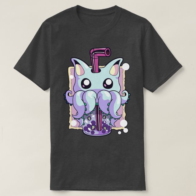 Pastel Goth Creepy Boba Bubble Tee Kawaii (Design vorne)