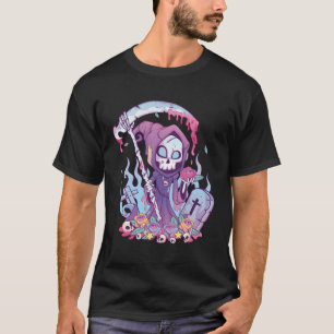 Pastel Goth Creepy Death Grim Sensenmann Kawaii Oc T-Shirt