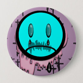 Pastel Goth Cry Emoji Button