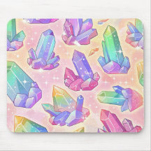 Pastel Goth Crystal Pattern Gems Kawaii