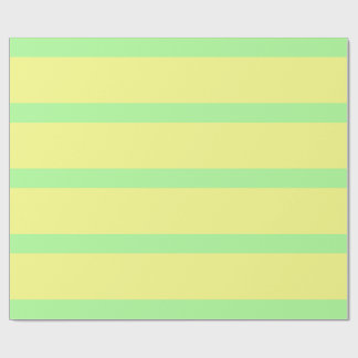 Pastel Goth Green und Yellow Pencil Streifen Geschenkpapier