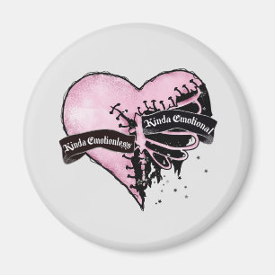 Pastel Goth Heart emotional und emotional Magnet