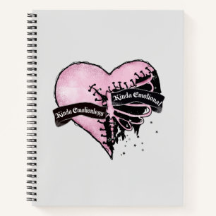 Pastel Goth Heart   emotional und emotional Notizbuch