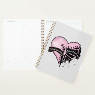 Pastel Goth Heart emotional und emotional Planer