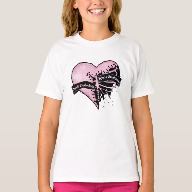 Pastel Goth Heart | emotional und emotional T-Shirt (Vorderseite)