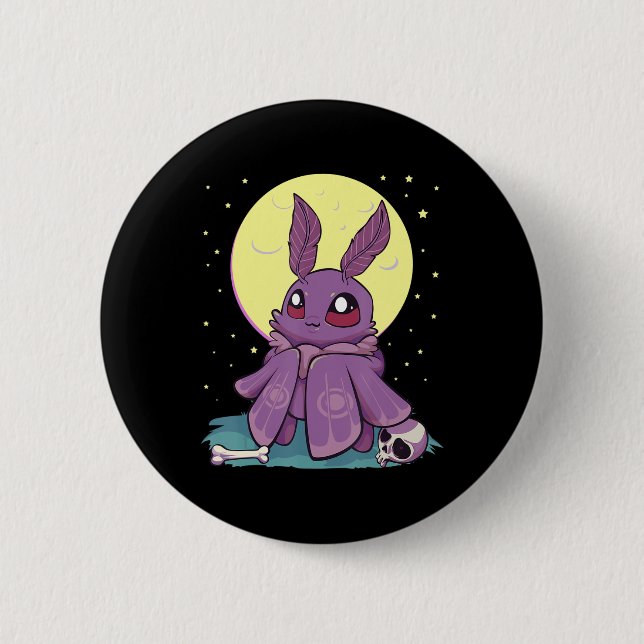 Pastel Goth Kawaii Anime Niedlich Baby Button (Vorderseite)