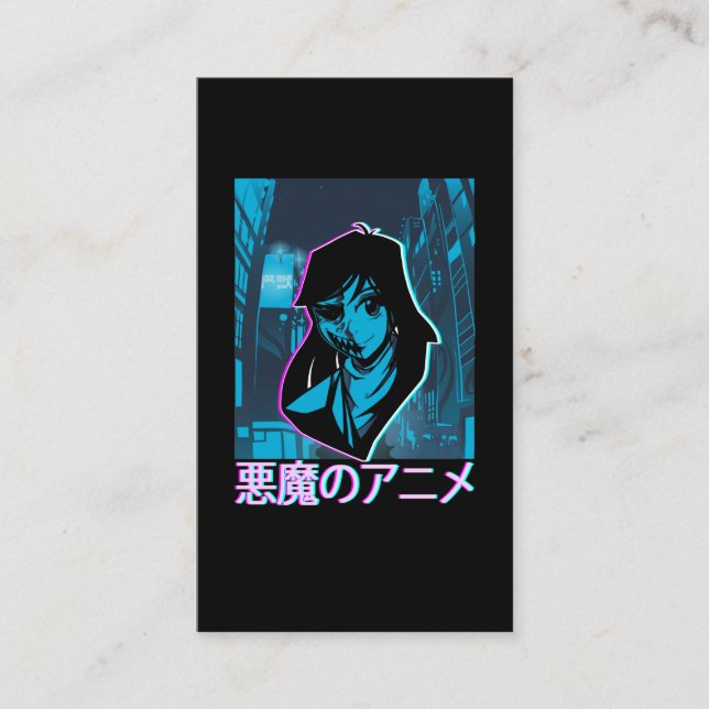 Pastel Goth Manga Vaporwave Giro del Malcantone Visitenkarte (Vorderseite)