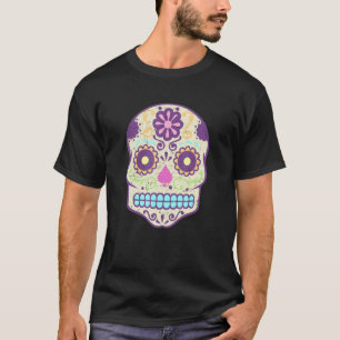 Pastel Goth mexikanischer Tag des toten Calavera-Z T-Shirt