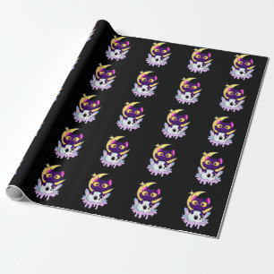 Pastel Goth Moon Wiccan Animal Cull Geschenkpapier