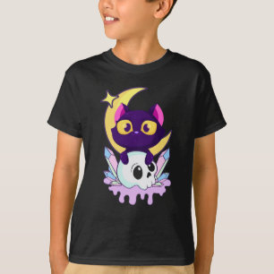 Pastel Goth Moon Wiccan Animal Cull T-Shirt