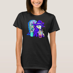 Pastel Goth Niedliche graue Pest Doctor Boba Blase T-Shirt
