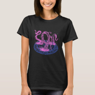 Pastel Goth Pentagram Summoning Kraken Octopi Octo T-Shirt