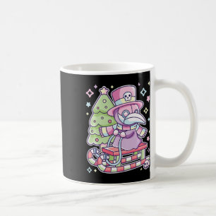 Pastel Goth Plague Doktor Weihnachts Halloween Tre Kaffeetasse