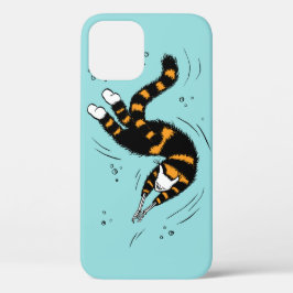 Pastel Goth Schwimmen Katze Skelett Case-Mate iPhone Hülle