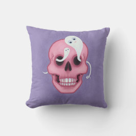 Pastel Goth Skull Sporoky niedlich Kissen
