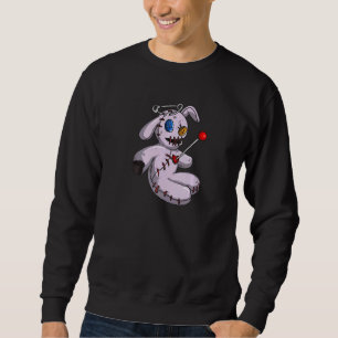 Pastel Goth Voodoo Doll Horror Creepy Voodoo Doll Sweatshirt