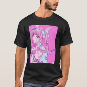 Pastel Goth Yami Kawaii Menhera Pink Ästhetische  T-Shirt