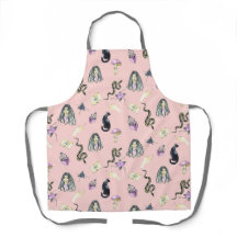 Pastel Gothic Story Pattern Pink