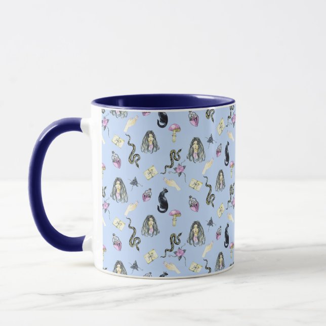 Pastel Gothic Story Pattern Tasse (Links)