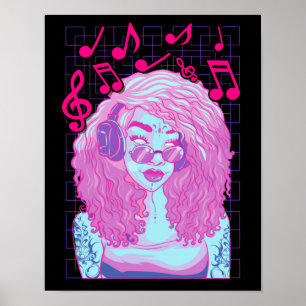 Pastel Gotische Musik Lover Poster