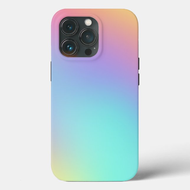 Pastel Gradient farbenfroh Case-Mate iPhone 13 Fal Hülle (Rückseite)