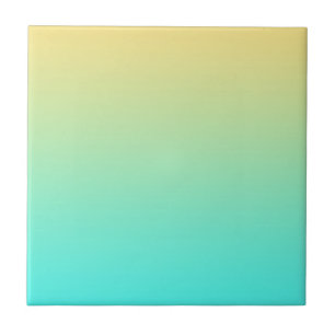 Pastel Gradient Hintergrund Türkis Gelb Fliese