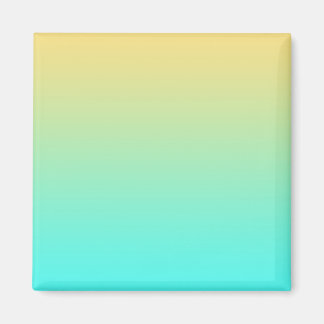 Pastel Gradient Hintergrund Türkis Gelb Magnet