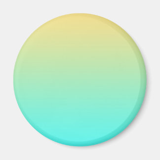 Pastel Gradient Hintergrund Türkis Gelb Magnet