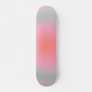 Pastel Gradient Minimalistisch Aura Skateboard