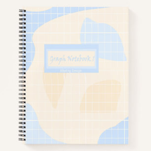 Pastel Graph Paper-Notebook Notizbuch