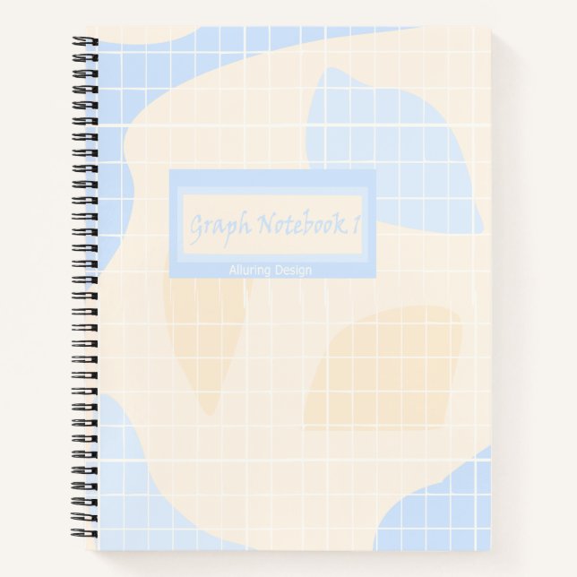 Pastel Graph Paper-Notebook Notizbuch (Vorderseite)