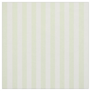 Pastel Green Celery White Strip Stoff