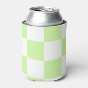Pastel Green Checkered Gingham Pattern Dosenkühler
