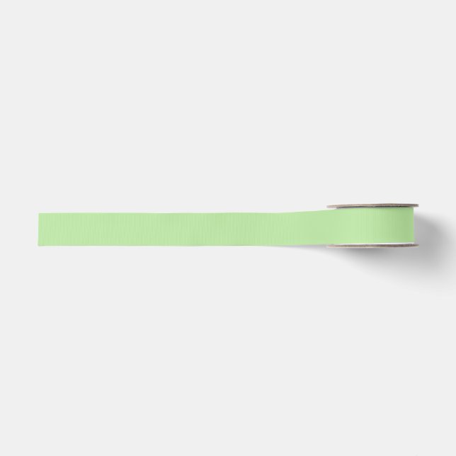 Pastel Green Ribbon Ripsband (Vorderseite)